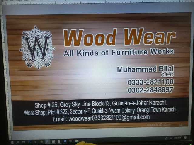woodwear furniture.. in Karachi City, Sindh - Free Business Listing