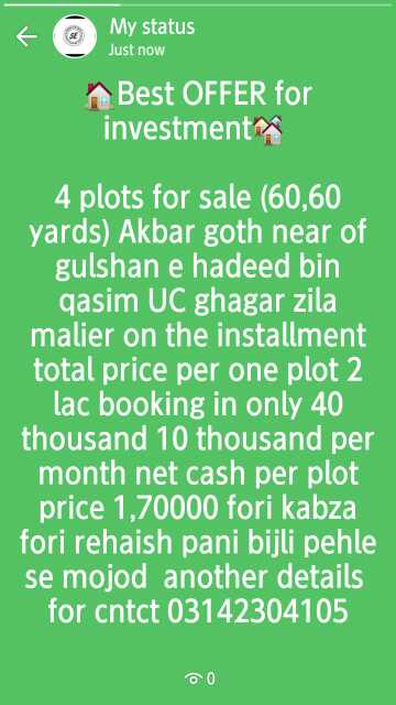plots property.. in Karachi City, Sindh - Free Business Listing