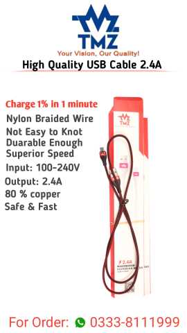 Data Cable Micro Usb 8600.. in Haripur, Khyber Pakhtunkhwa - Free Business Listing