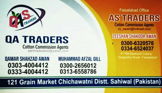 QA Traders AS Traders.. in Sahiwal District, Punjab - Free Business Listing