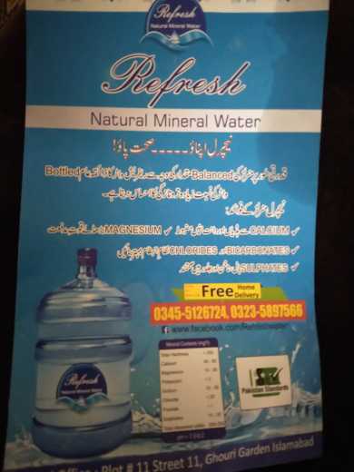 Refresh natural mineral w.. in Rawalpindi District, Punjab - Free Business Listing