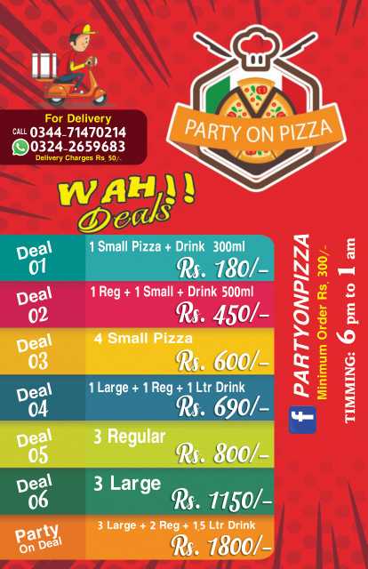 partyon pizza healthy n h.. in Karachi City, Sindh - Free Business Listing