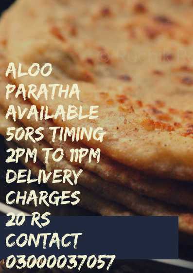 ALOO PRATHA TASTY FOOD.. in Karachi City, Sindh - Free Business Listing