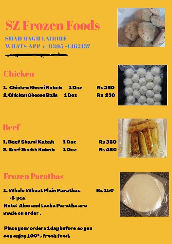 SZ Fresh Frozen Foods.. in Lahore, Punjab - Free Business Listing