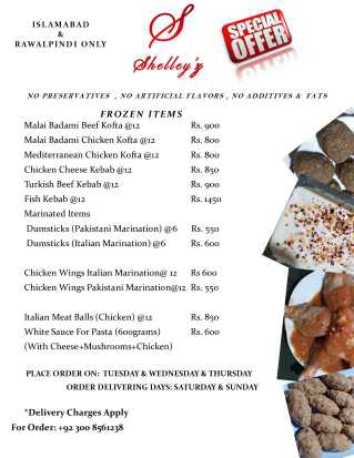 Shelley'z Frozen Food For.. in Islamabad, Islamabad Capital Territory - Free Business Listing