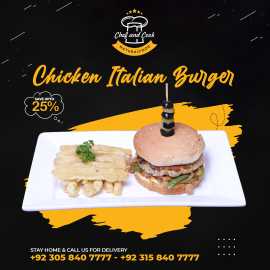 chicken Italian burger ?.. in Lahore, Punjab - Free Business Listing