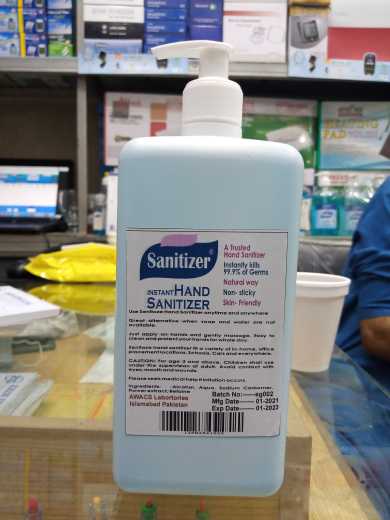 Sanitizer,1000.ML ... 80%.. in Rawalpindi, Punjab 46000 - Free Business Listing