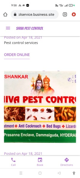 Shiva Shankar pest contro.. in Hyderabad, Telangana 500083 - Free Business Listing