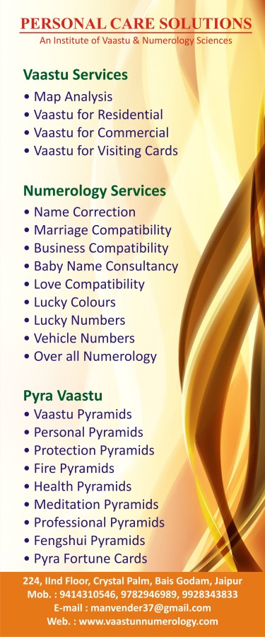Vaastu & Numerology for o.. in Jaipur, Rajasthan 302012 - Free Business Listing