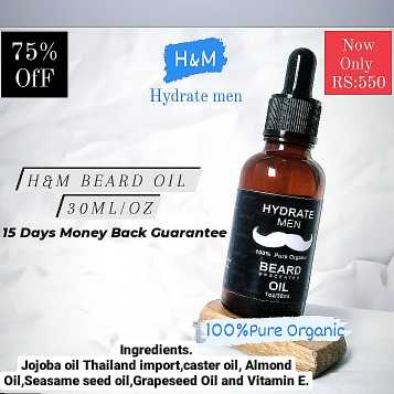 H&M Beard Oil 30ml/Oz.. in Karachi City, Sindh - Free Business Listing