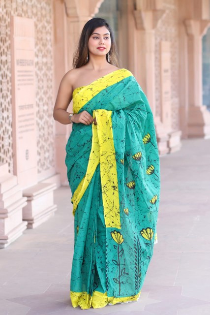 Cotton Saree With Blouse .. in Bagru, Rajasthan 303007 - Free Business Listing