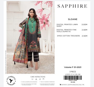 Sapphire Original 3pcs Su.. in Karachi City, Sindh - Free Business Listing