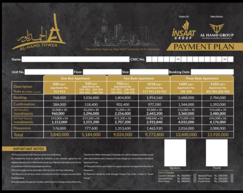 luxury Apartments Booking.. in Islamabad, Islamabad Capital Territory 44000 - Free Business Listing