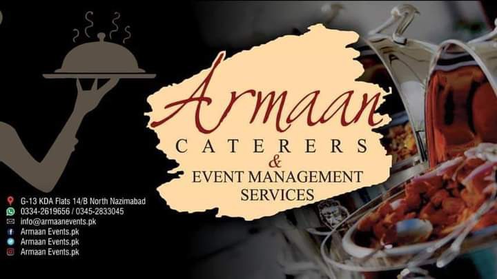 Armaan Caterers & Event M.. in Karachi City, Sindh - Free Business Listing