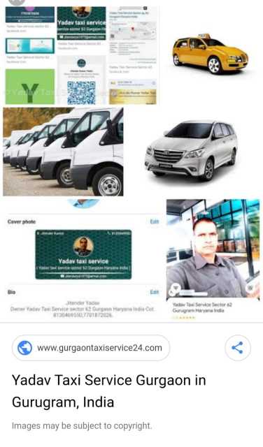 Yadav Taxi Service Samrat.. in Gurugram, Haryana 122102 - Free Business Listing