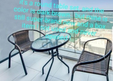 Balcony Glass Table 2chai.. in Al Khail Gate - 33 Latifa Bint Hamdan St - Al Quoz - Al Quoz Industrial Area 2 - Dubai - United Arab Emirates - Free Business Listing