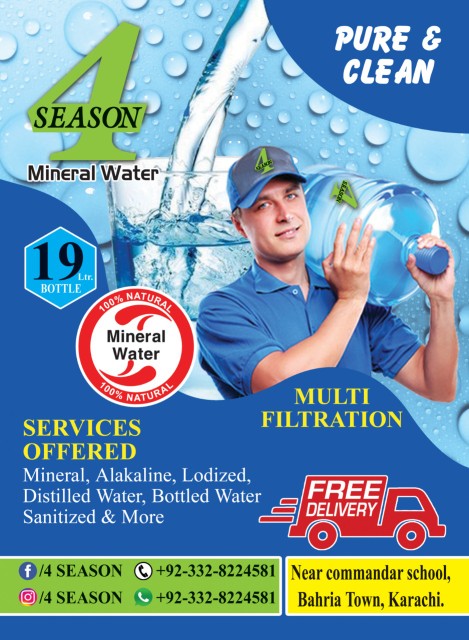 4 SEASON MINERAL WATER CO.. in Karachi City, Sindh - Free Business Listing