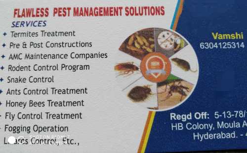 pest control services @63.. in Secunderabad, Telangana 500040 - Free Business Listing