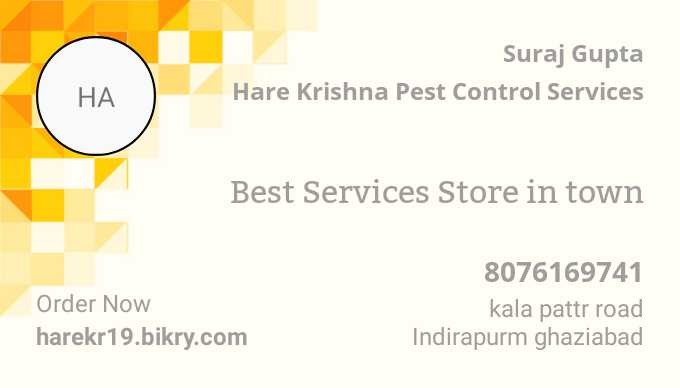 hare Krishna Pest control.. in Loni, Uttar Pradesh 201102 - Free Business Listing